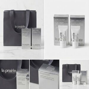 NWT La Prairie Skin Caviar Set – Luxe Cream & Essence-in-Lotion (5ml each)